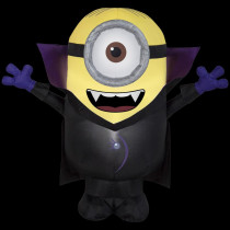 Airblown 3 ft. W x 3 ft. H Inflatable Gone Batty Minion