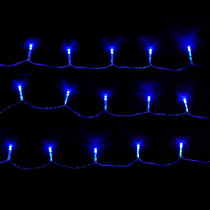 Aleko 50-Light LED Blue Battery Operated String Lights (Lot of 5)