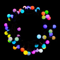Aleko 19.5 ft. 50-Light LED Multi-Color Electric Powered String Lights