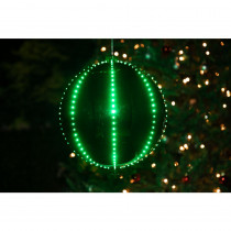 Alpine Xmas Ball Ornament with 240 Chasing LED Lights (Plug In)