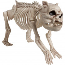 Amscan 9.25 in. Halloween Cemetery Skeleton Dog