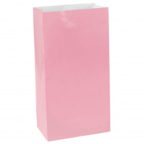 Amscan 6.5 in. x 3in. Pink Mini Paper Bags (12-Count, 9-Pack)
