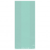 Amscan 11.5 in. x 5 in. Robin's Egg Blue Cellophane Party Bags (25-Count, 9-Pack)