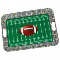 Amscan 19.75 in. x 1 in. Football Large Serving Tray