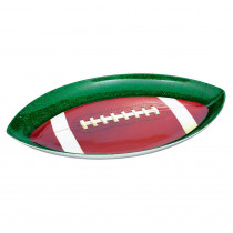 Amscan 17.5 in. x 1.25 in. Football Shaped Platter