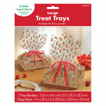 Amscan Gingerbread Treat Tray Kits (2-Count, 3-Pack)