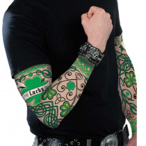 Amscan Nylon St. Patrick's Day Tattoo Sleeves (2-Count, 2-Pack)