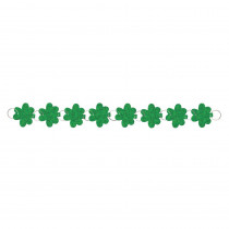 Amscan 1.75 in. x 9 ft. St. Patrick's Day Green Shamrock Ring Garland (6-Pack)