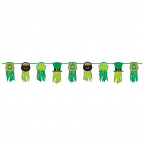 Amscan 9.5 in. x 8 ft. St. Patrick's Day Paper Tassel Garland (2-Pack)