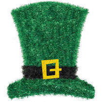 Amscan 9 in. x 11.5 in. St. Patrick's Day Tinsel Leprechaun Hat Decoration (6-Pack)