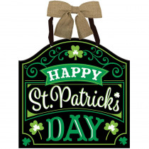 Amscan 12 in. x 11.75 in. Happy St. Patrick's Day MDF Sign (4-Pack)