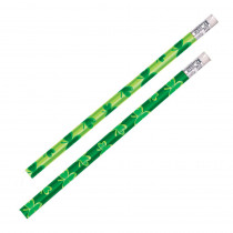 Amscan 7.5 in. St. Patrick's Day Green Wood Shamrock # 2 Pencils (42-Pack)