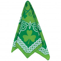 Amscan Green and White Celtic St. Patrick's Day Bandana (9-Pack)