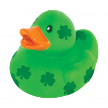 Amscan 1.5 in. St. Patrick's Day Green Rubber Shamrock Duck (20-Pack)