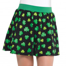 Amscan Black Cotton Polyester Blend Shamrock St. Patrick's Day Skirt