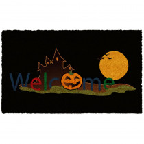 Home & More Halloween Welcome 17 in. x 29 in. Coir Door Mat