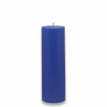 Zest Candle 2 in. x 6 in. Blue Pillar Candle Bulk (24-Case)