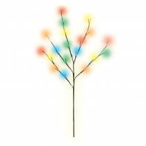 Brite Star 2.5 ft. Battery-Operated Multi-Colored LED Micro Mini Artificial Twig Tree