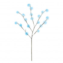 Brite Star 30 in. Battery-Operated Blue LED Micro Mini Twig Artificial Christmas Tree