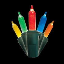 Brite Star 50-Light Warm Glow Multi-Color Traditional Mini Light Set