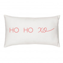 Cathy's Concepts 18 in. x 9 in. Ho Ho Xo Christmas Lumbar Throw Pillow