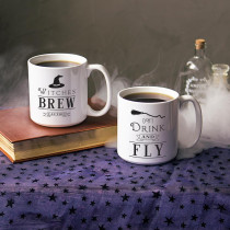Cathy's Concepts 4.12 in. Witches Brew 20 oz. Halloween Coffee Mug Set