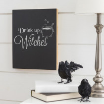 Cathy's Concepts 14 in. L x 11 in. W Drink Up Witches Halloween Chalkboard