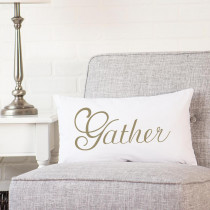 Cathy's Concepts 9 in. Gather Lumbar Pillow