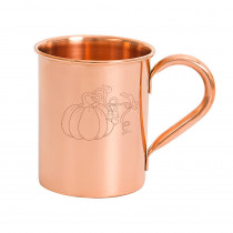 Cathy's Concepts 17 oz. Harvest Pumpkin Moscow Mule Copper Mug