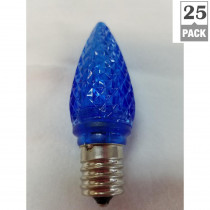 C9 Blue LED Light Bulb (Pack of 25)