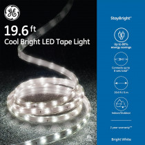StayBright 19.6 ft. 240-Light LED Bright White Super Bright Tape Light