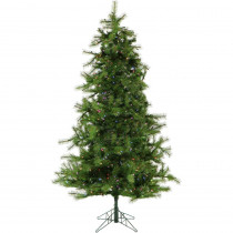 Christmas Time 6.5 ft. Colorado Pine Artificial Christmas Tree with Multi-Color LED String Lighting and Holiday Soundtrack