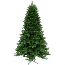 Christmas Time 7.5 ft. Greenland Pine Artificial Christmas Tree with Clear LED String Lighting