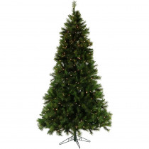Christmas Time 6.5 ft. Pennsylvania Pine Artificial Christmas Tree with Clear Smart String Lighting