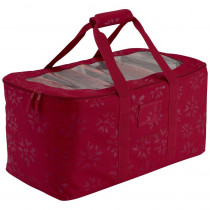 Classic Accessories Cranberry Seasons Holiday Lights Storage Duffel