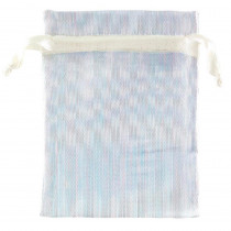 Amscan 3 in. x 4 in. Iridescent Organza Bags (12-Count, 4-Pack)