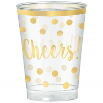 Amscan New Year's 3.75 in. Printed Plastic Tumblers (30-Count)