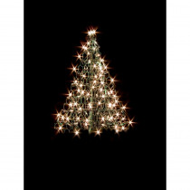Crab Pot Trees 2 ft. Indoor/Outdoor Pre-Lit Incandescent Artificial Christmas Tree with Green Frame and 100 Clear Lights