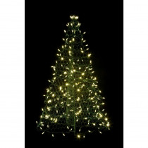 Crab Pot Trees 3 ft. Pre-Lit LED Green Artificial Christmas Tree with Green Frame and 160 Multi-Color Lights