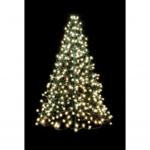 Crab Pot Trees Fisherman Creations 4 ft. Artificial Christmas Tree- Folds Flat with Incandescent Clear Lights