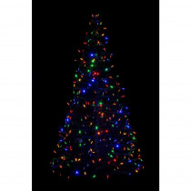 Crab Pot Trees 5 ft. Indoor/Outdoor Pre-Lit LED Artificial Christmas Tree with Green Frame and 280 Multi-Color Lights
