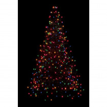 Crab Pot Trees 5 ft. Pre-Lit Incandescent Artificial Christmas Tree with 280 Multi-Color Lights