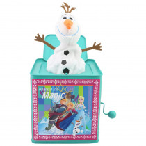 Disney 10.63 in. Jack in The Box-Olaf in Unleash Magic Box