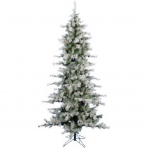 Fraser Hill Farm 7.5 ft. Buffalo Fir Slim Artificial Christmas Tree