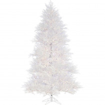 Fraser Hill Farm 7.5 ft. Snowy Alpine Artificial Christmas Tree