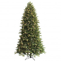 GE 7.5 ft. Pre-Lit LED Indoor Just Cut Deluxe Aspen Fir Artificial Christmas Tree with Color Choice Lights and 1-Plug