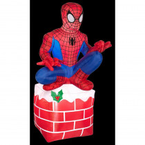 Gemmy 3.5 ft. H Inflatable Holiday Spider Man on Chimney