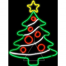 Gemmy 1 ft. H x 2 ft. L Light Glo Christmas Tree