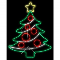 Gemmy 2 ft. W x 3 ft. H Light Glo Christmas Tree w/Star