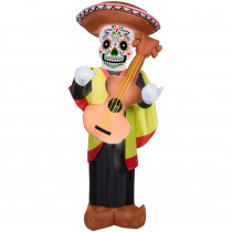 Gemmy 6.99 ft. Pre-Lit Inflatable Day of the Dead Man Airblown